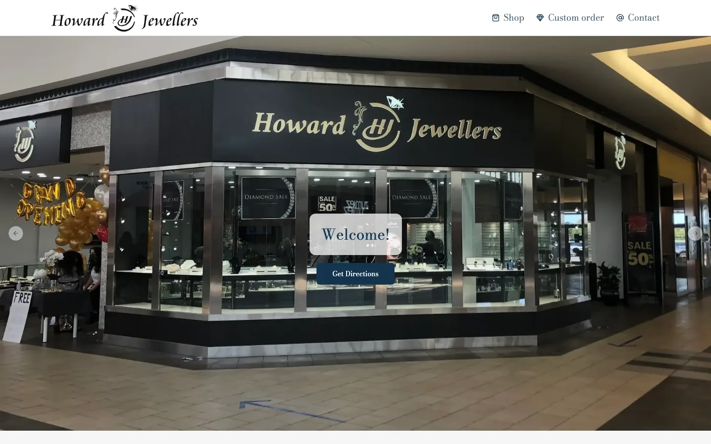 Karas Howard Jewellers - desktop view 1