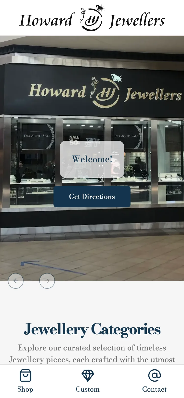 Karas Howard Jewellers mobile