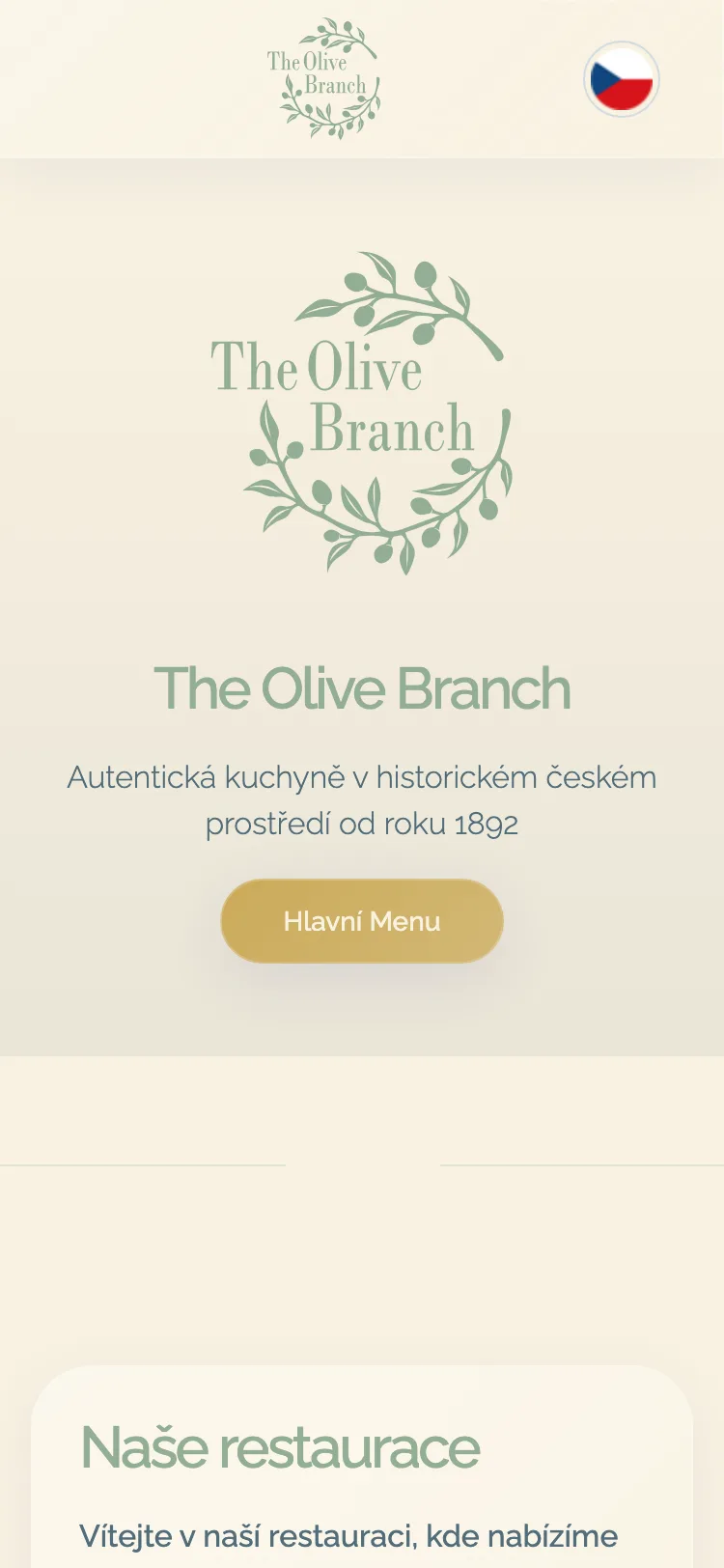 The Olive Branch Prague mobile